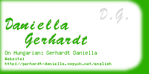daniella gerhardt business card